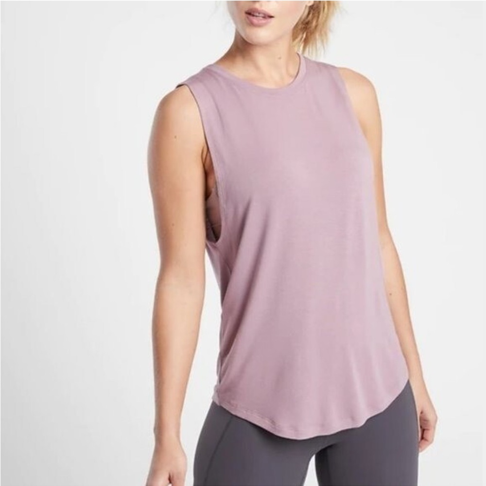 Athleta Cloudlight Lilac Tank Top EUC